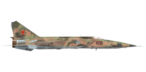Mikoyan MiG 25RBF side views