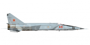 Mikoyan MiG 25RBT side views